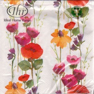 Luncheon Paper Napkin Jewels White 