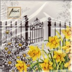 Luncheon Paper Napkin Daffodils Garden