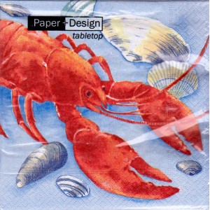 Luncheon Paper Napkin Red Lobster