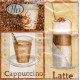 Luncheon Paper Napkin Cafe Latte Macchiato Capuccino
