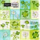 Luncheon Paper Napkin Shamrocks And Daisies 