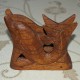 Handmade Wooden Dolphin Napkin Holder
