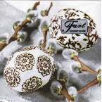 Luncheon Napkin Ornamental Eggs