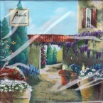 Luncheon Napkin Flowering Terrace